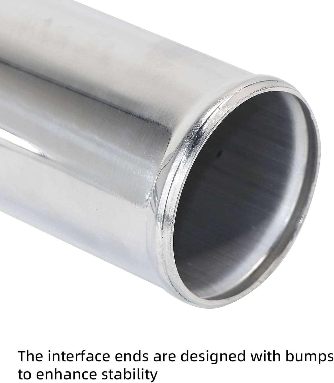 ETL INDUSTRIES Straight Aluminum Pipe Polished, OD 3IH (76mm), Length 18.00IH (457mm) Intake Tube Tubing Universal Seamless Round Intercooler Piping