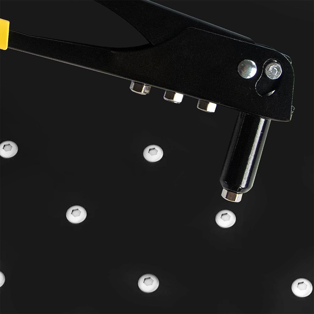 ETL INDUSTRIES Heavy Duty Hand Riveter – Single Hand Pop Rivet Tool for Fender Flares & Marine Use