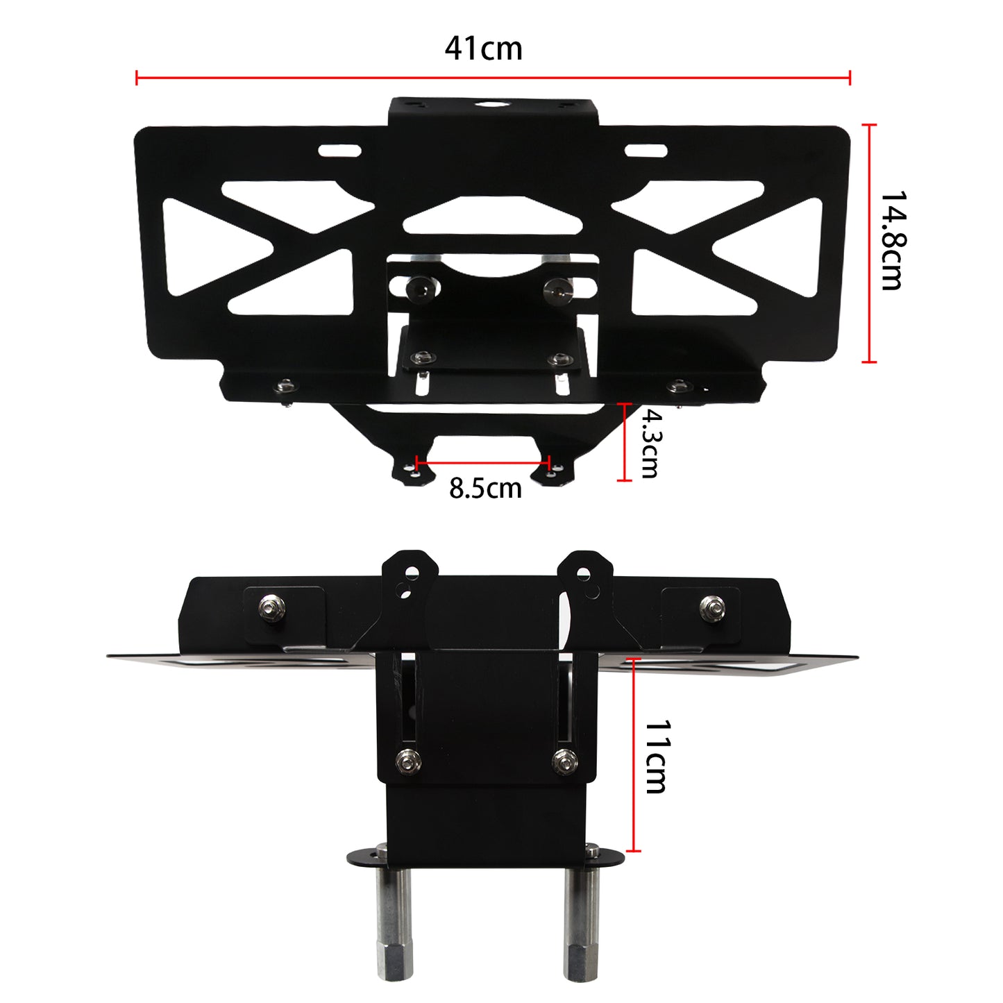 ETL INDUSTRIES Spare Tire License Plate Frame Compatible with 2018-2023 Jeep Wrangler JL JLU Unlimited Licence Bracket Holder