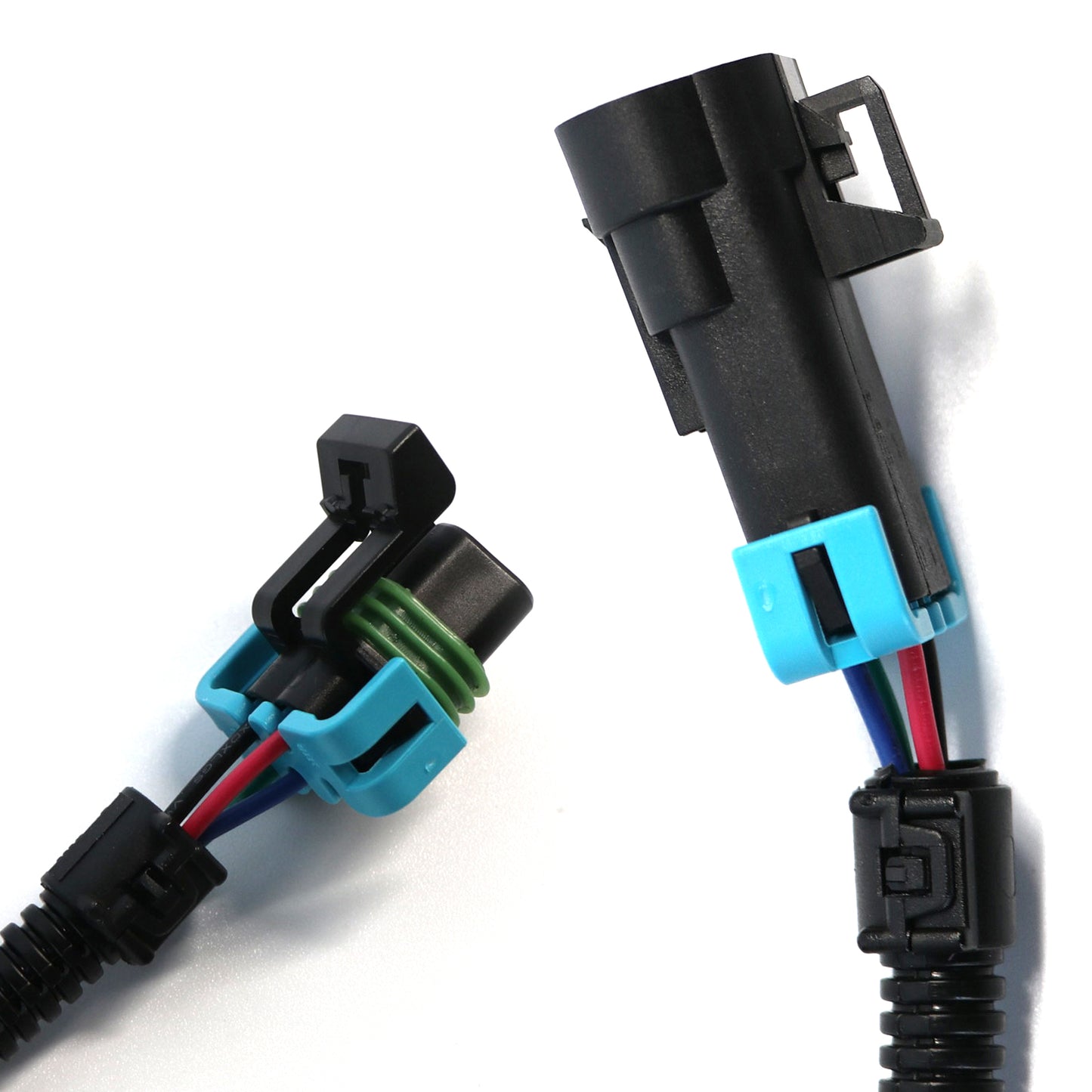 ETL INDUSTRIES 2Pcs 36IH 4 Pin O2 Oxygen Sensor Extension Harness Wires for 2008-2015 GM Corvette Camaro Trapezoidal Connector