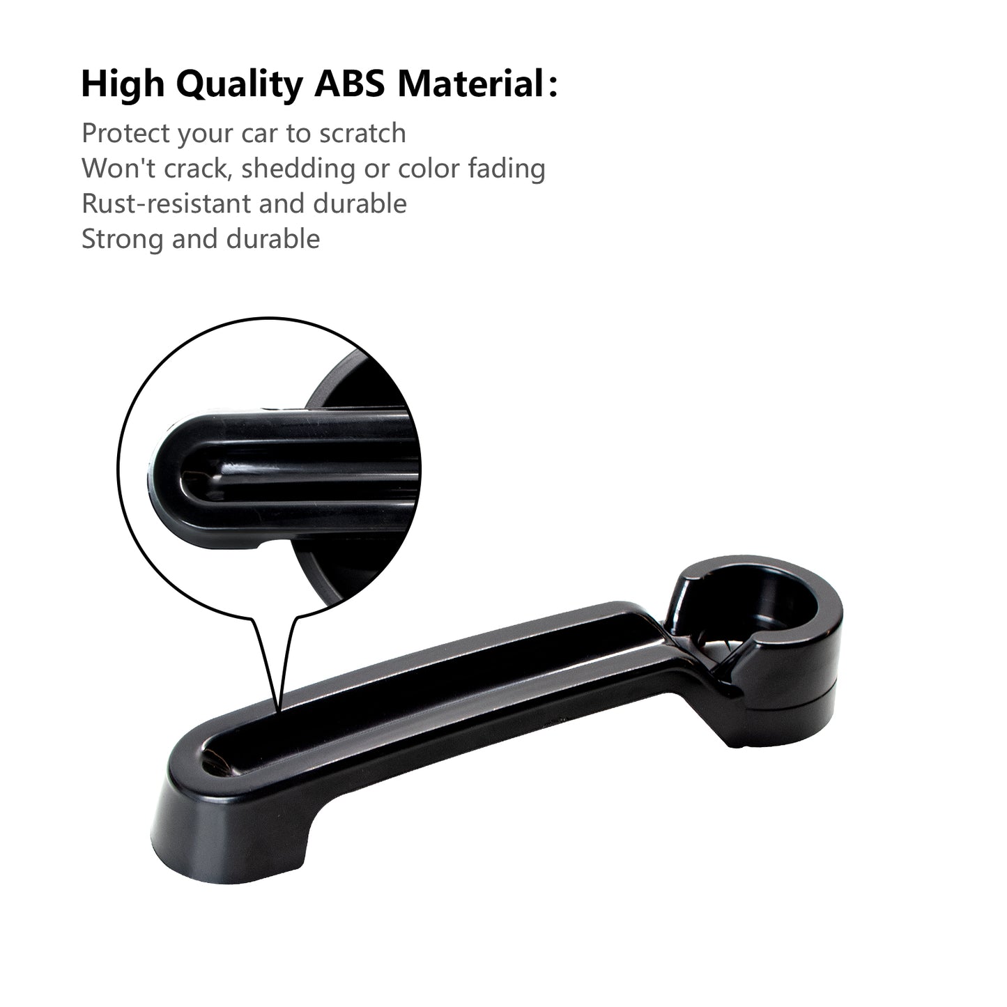 ETL INDUSTRIES 15PCS Door Handle Inserts Cover Kit & Tailgate Handle Cover & Door Handle Recess Guards for Jeep Wrangler JK JKU 2007-2017 Black Exterior Accessories