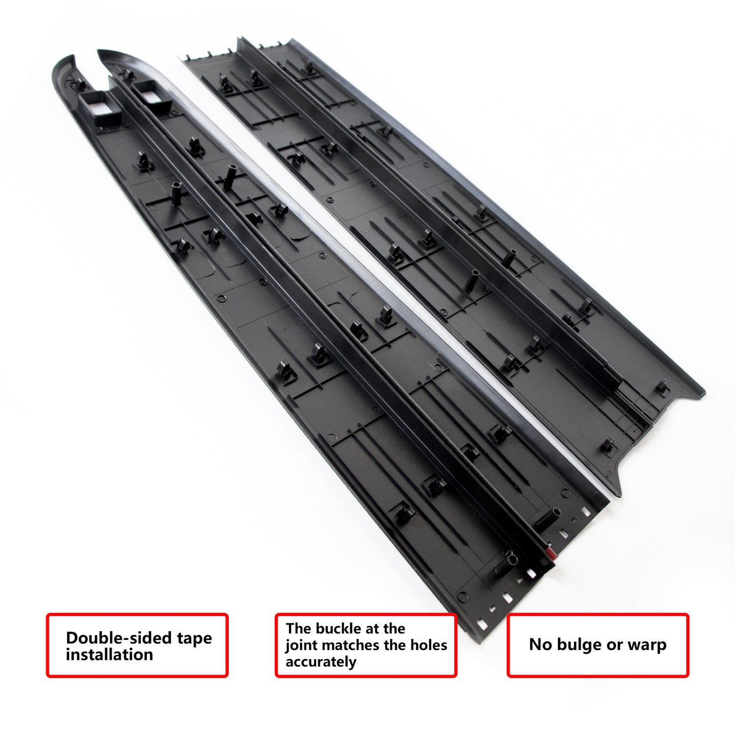 ETL INDUSTRIES Truck Bed Side Rail Caps for Dodge Ram 1500, 5.7ft Bedrails Protectors with Stake Holes, 2009-2018 Models, 5.7' Bed