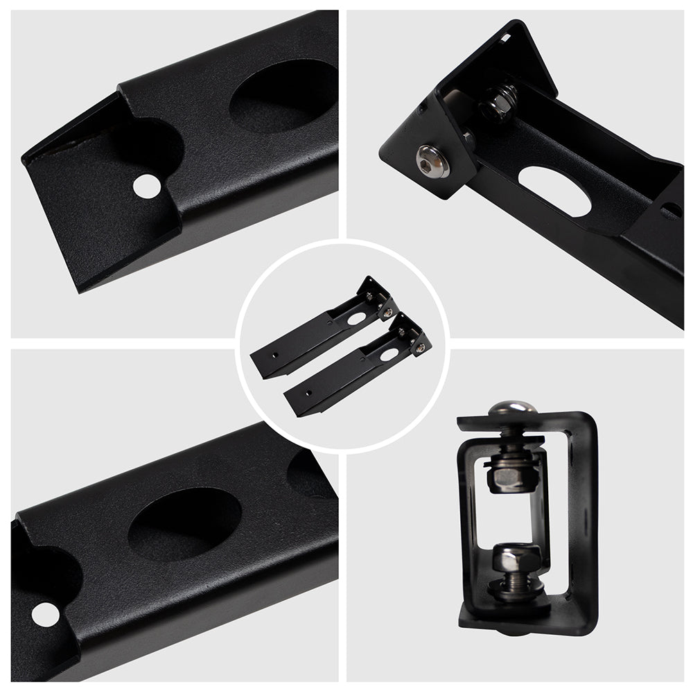 ETL INDUSTRIES Tailgate Hinge Set Steel Reinforced Heavy Duty Rear Door Hinges Tail Gate Hinge Cover Bracket Fits 2007-2018 for Jeep Wrangler JK JKU Unlimited 2/4 Door