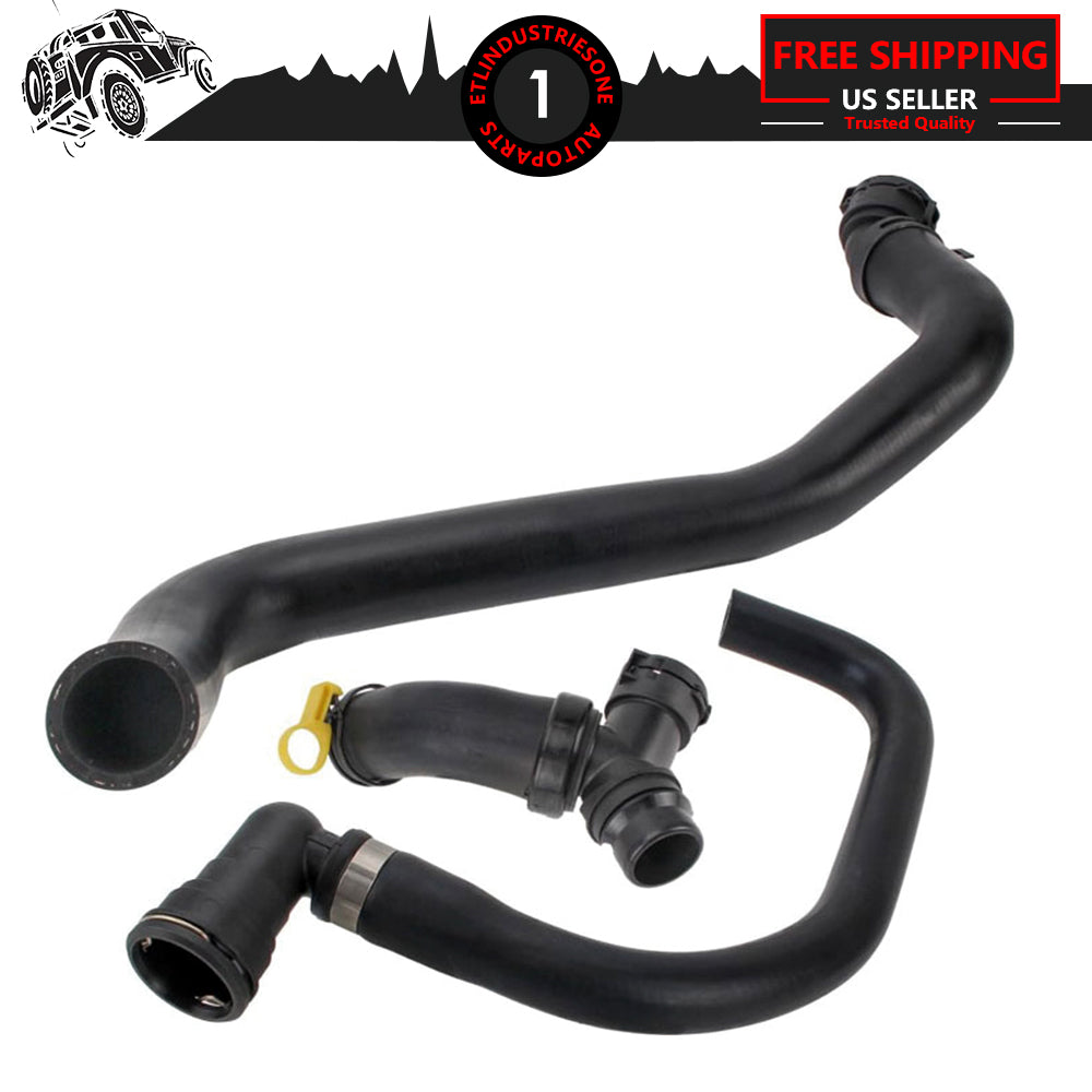 ETL INDUSTRIES Radiator Hose Y-Connector Kit for Ford F-150 5.0L 2011-2020 โ 3Pcs Hose Assembly Set