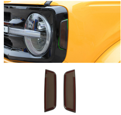 ETL INDUSTRIES 5PCS Smoked Rear Light Cover Kit for 2021–2024 Ford Bronco 2-Door & 4-Door
