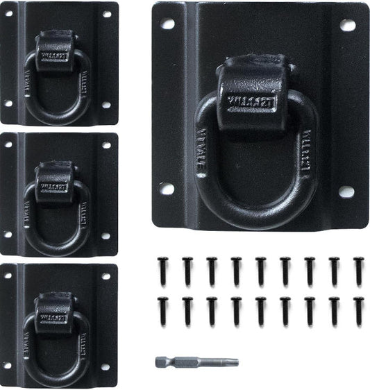4 Pack Heavy Duty Truck Tie Down Anchors Fit for Ford 2015-2025 F150 F250 F350 & Raptor 2026, Replace# FL3Z-99000A64-B & FL3Z-9928408-AB