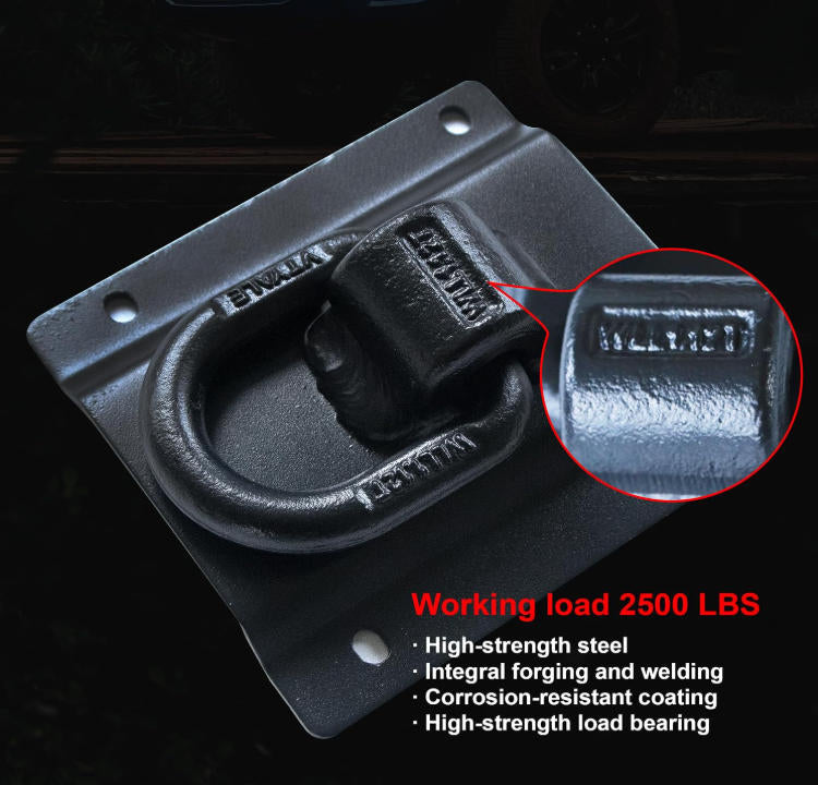 4 Pack Heavy Duty Truck Tie Down Anchors Fit for Ford 2015-2025 F150 F250 F350 & Raptor 2026, Replace# FL3Z-99000A64-B & FL3Z-9928408-AB