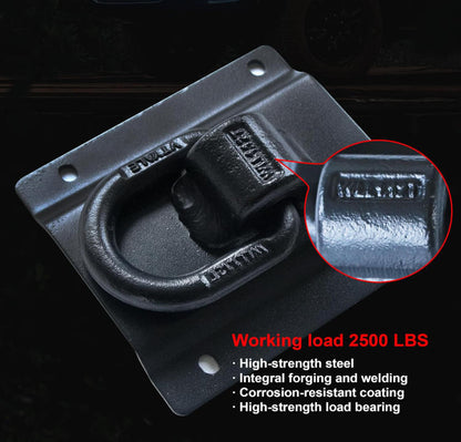 4 Pack Heavy Duty Truck Tie Down Anchors Fit for Ford 2015-2025 F150 F250 F350 & Raptor 2026, Replace# FL3Z-99000A64-B & FL3Z-9928408-AB