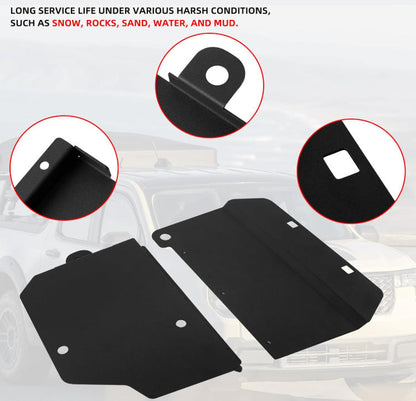 Underbody Cavity Shield Cover for Ford Maverick 2022-2025, Aluminum Alloy, Left Driver Side Rear Wheel, Cavity Protection Splash Shield