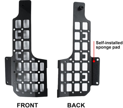 Molle Panel for 2021-2025 Ford Bronco 2/4 Door, Passenger Side Center Console Storage Replacement