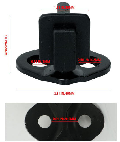 Door Lock Striker Pin Compatible with Ford F150 F250 F350 1999-2016, Replace# 9L3Z-1522008-A 9L3Z1522008A 8F9Z-5422008-A, 5L3Z-1522008-A