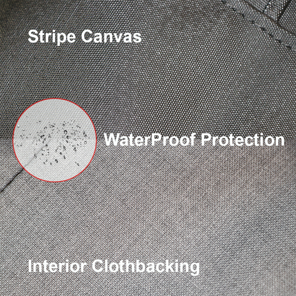 ETL INDUSTRIES Soft Top Replacement with Upper Door Skins Roof Accessories for Jeep Wrangler TJ 1997-2006