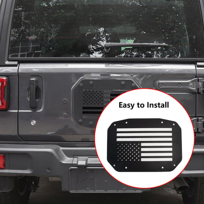 ETL INDUSTRIES Spare Tire Carrier Delete Plate Cover Exterior Accessories Compatible with Jeep Wrangler JL JLU 2018-2023