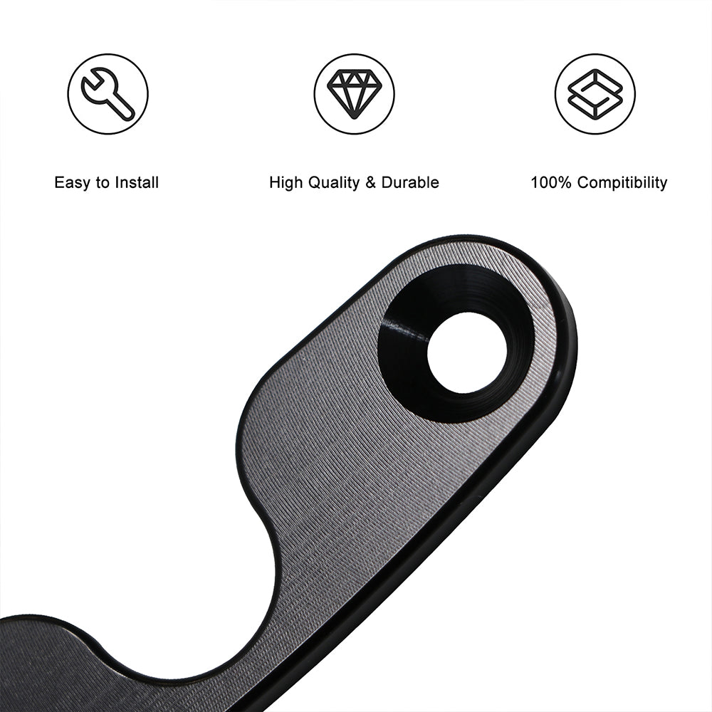 ETL INDUSTRIES Wrangler Sun Visor Replacement Repair Kit Aluminum Alloy Visor Mounting Clips for Jeep Wrangler JK JKU JL JLU Gladiator JT