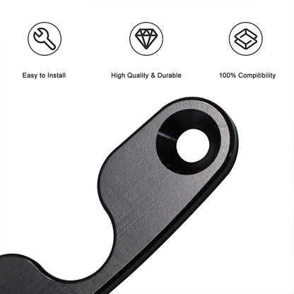 ETL INDUSTRIES Wrangler Sun Visor Replacement Repair Kit Aluminum Alloy Visor Mounting Clips for Jeep Wrangler JK JKU JL JLU Gladiator JT