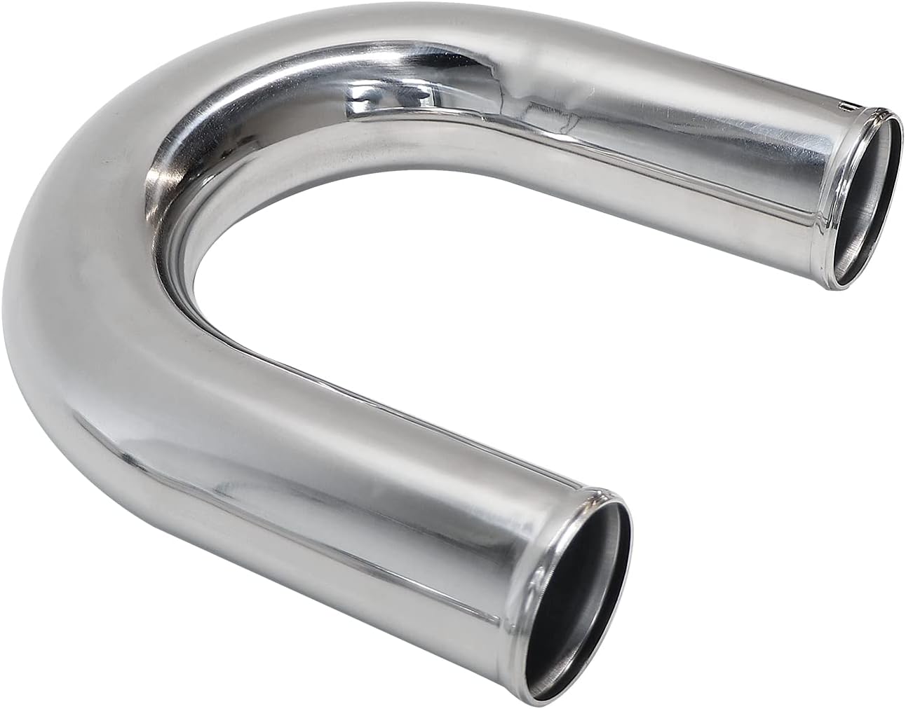 ETL INDUSTRIES OD 1.5IH (38mm), Leg Length 6IH (152mm) 180 Degree Elbow Pipe, 1.5 Inch Aluminum U-Bend Intake Tube Mandrel Universal Turbo Intercooler Piping Polished