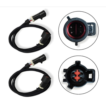 ETL INDUSTRIES 2Pcs 12IH 4 Pin Oxygen Sensor Extension Harness Wires for Dodge 5.2L and 5.9L V8 1996-2004 Circular Connector