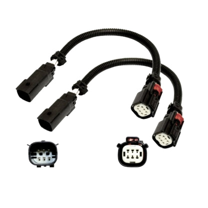 ETL INDUSTRIES 2Pcs 12IH 6 Pin Oxygen Sensor Extension Harness Wires for Ford Mustang GT 5.0L V8 and 3.7L V6 2015-2017 Rectangular Connector Front