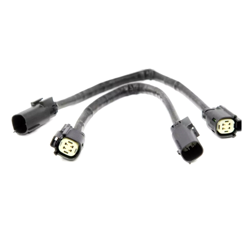 ETL INDUSTRIES 2Pcs 12IH 4 Pin Oxygen Sensor Extension Harness Wires for 2011-2017 Ford Mustang GT and V6 Square Connector Rear