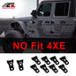 ETL INDUSTRIES Door Hinge Cover & Engine Hood Hinge Cover Trim Exterior Accessories for 2018-2023 Jeep Wrangler JL JLU Sport Sahara Freedom Rubicon Unlimited Gladiator JT 2 Door 4 Door, 10Pcs