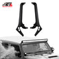 ETL Industries 52” Light Bar Windshield Frame A-Pillar Light Pods Mounting Bracket for 2018-2024 Jeep Wrangler JL JLU Gladiator JT