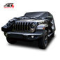 ETL INDUSTRIES Thickened Car Cover for Jeep Wrangler Waterproof 4 Door, Outdoor Full Exterior for Jeep Covers Fits JK JL TJ YJ CJ (Jeep Wrangler Cover -4D, Silver)