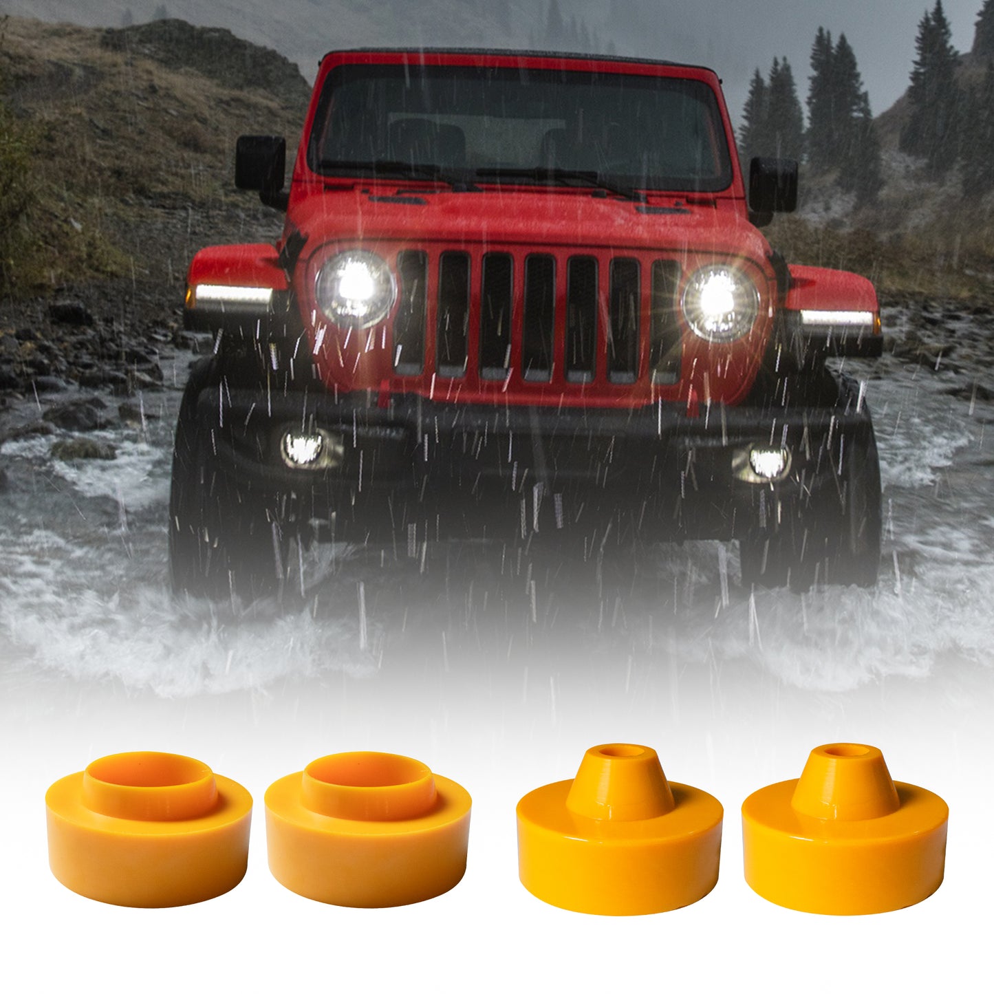 ETL INDUSTRIES 1.5" Lift Kit for Jeep JL 2018-2026 – 4Pcs Spacer Leveling Kit, Front & Rear