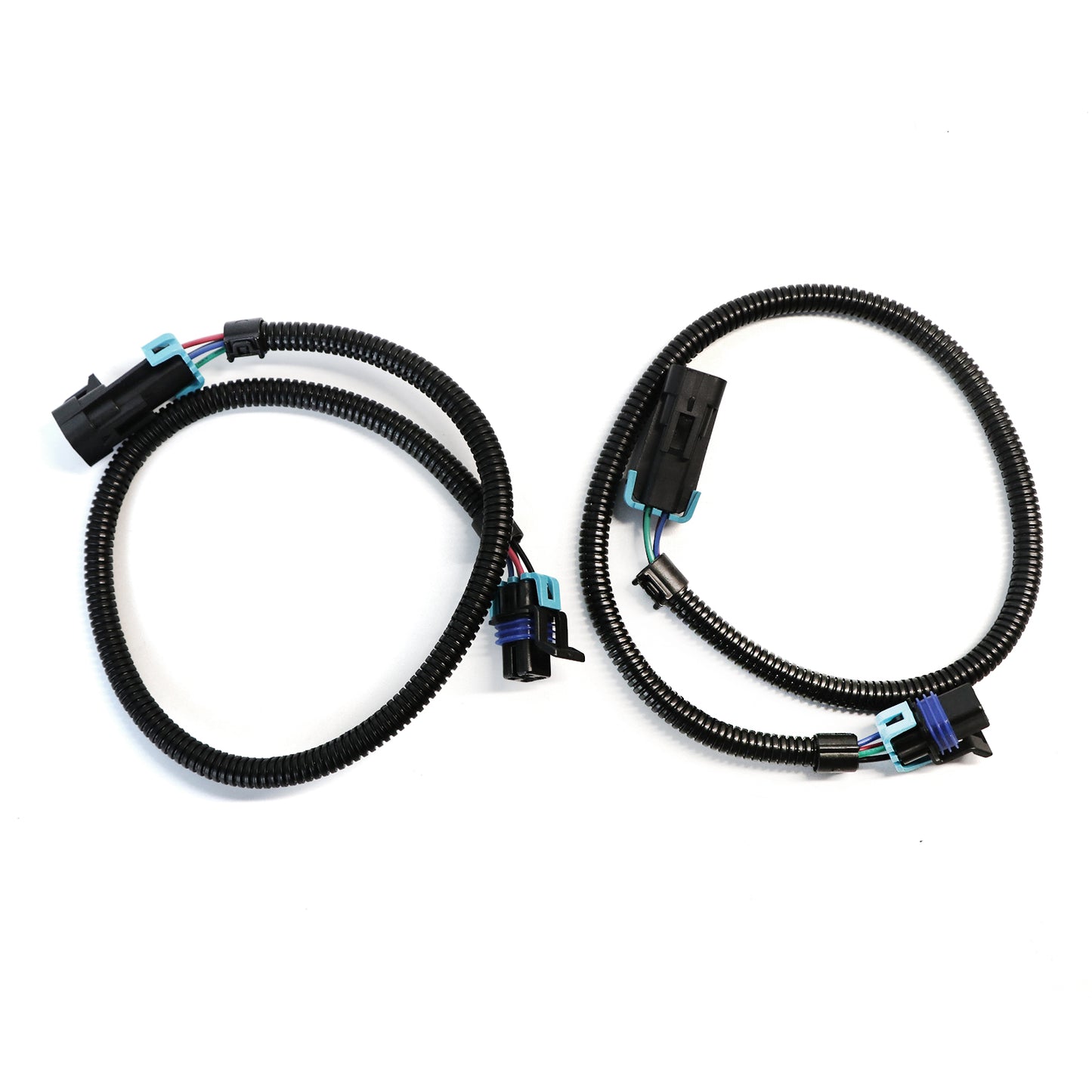 ETL INDUSTRIES 2Pcs 24IH 4 Pin O2 Oxygen Sensor Extension Harness Wires for LS LS1 Camaro Firebird Pontiac Chevy 2004-2012 Square Connector Grey