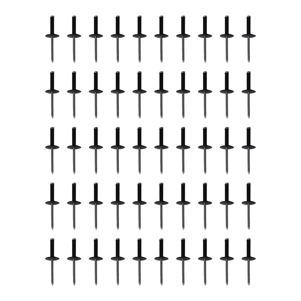 ETL INDUSTRIES 50Pcs Fender Flare Rivet Clips for Jeep JL/JT – Aluminum Fasteners with Nylon Grip