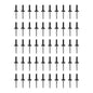 ETL INDUSTRIES 50Pcs Fender Flare Rivet Clips for Jeep JL/JT – Aluminum Fasteners with Nylon Grip