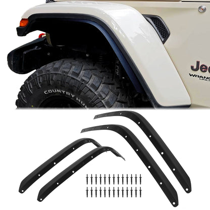 ETL INDUSTRIES 4XE Fender Flare Extensions 2018-2023 – Front & Rear Set for Willys Rubicon X