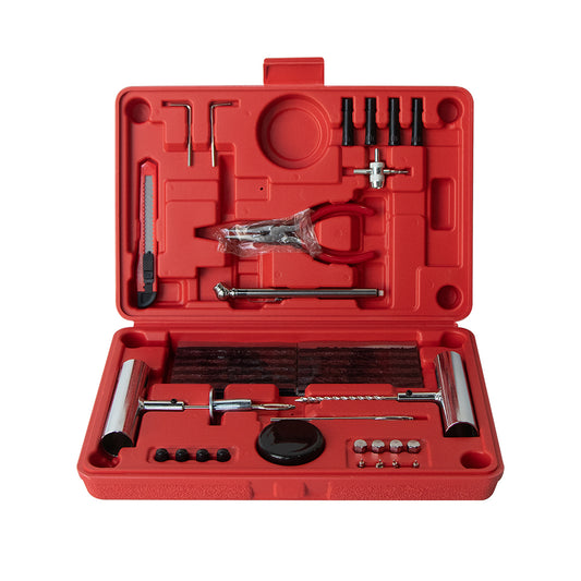 ETL INDUSTRIES 69Pcs Tire Plug Repair Kit – Heavy Duty Flat Tyre Fix Tool Set for Cars Trucks ATV, with Storage Case