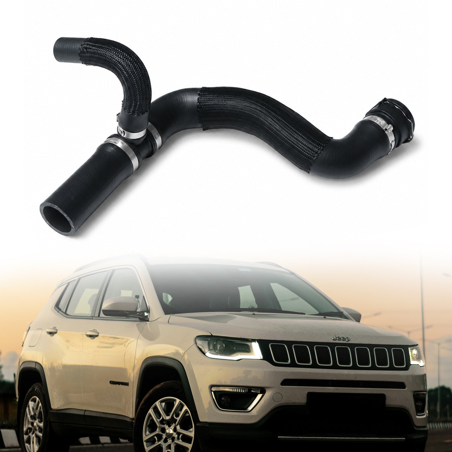 ETL INDUSTRIES Coolant Hose for Jeep Compass 2017-2022 2.4L – Replaces 68297843AC