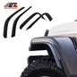 ETL INDUSTRIES Front & Rear Fender Flares Extensions Set Fits 2018-2023 for Jeep Wrangler JL JLU & JT Gladiator