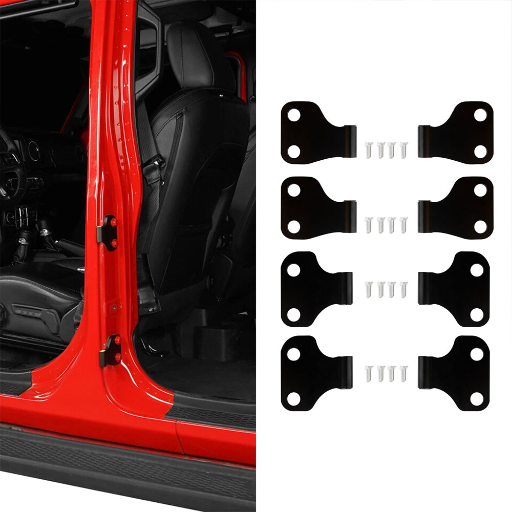 ETL INDUSTRIES16 Pcs Door Hinges Kit for Jeep Wrangler JL Gladiator JT 2018-2024, Inside and Outside 4 Door Hinge