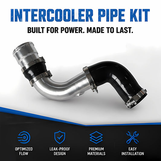 Aluminum Intercooler Pipe Kit for 2011-2016 Ford F250 F350 F450 6.7L PowerStroke – Cold Side, Silver