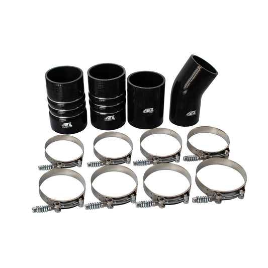 Intercooler Hose & Clamps Kit Fits 2003-2007 for Ford F250 F350 F450 F550 Turbo Charge Intercooler Hose CAC Boots Clamps Kit for Ford 6.0L Powerstroke Diesel