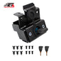 ETL INDUSTRIES Hidden Hood Lock Kit Solid Steel for 2007-2017 Jeep Wrangler JK JKU Unlimited 2/4 Door Anti-Theft Hood Catch Latches Locking with 2 Keys