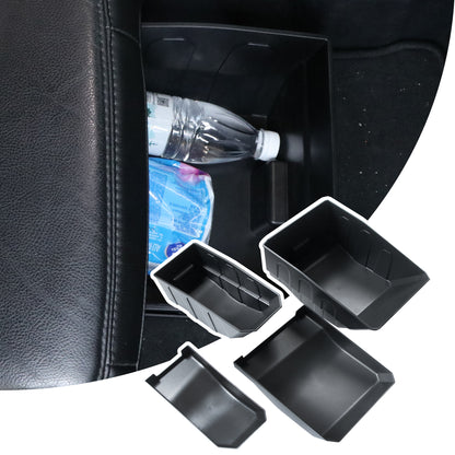 ETL INDUSTRIES Under Seat Storage for Jeep JK 2007-2018 – Rear Organizer Box, 2Pcs Set