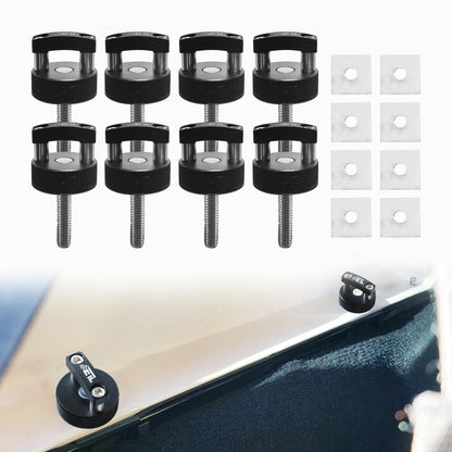 Hard Top Quick Removal Fastener Thumb Screws with Nut Plates – 6/8 Pack for Jeep Wrangler JK/JL/JT & Ford Bronco