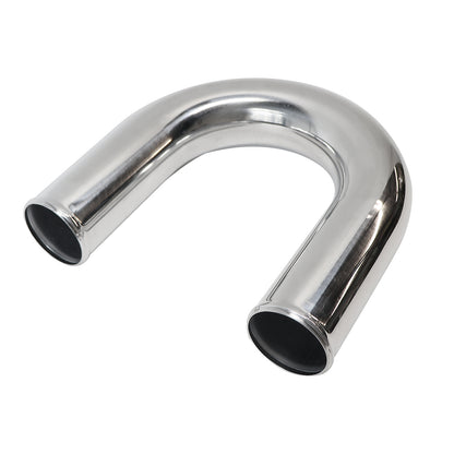 ETL INDUSTRIES OD 2.75IH (70mm), Leg Length 6IH (152mm) 180 Degree Elbow Pipe, 2.75 Inch Aluminum U-Bend Intake Tube Mandrel Universal Turbo Intercooler Piping Polished