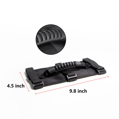 ETL INDUSTRIES Roll Bar Grab Handles Grip Handle for 1955-2024 Jeep Wrangler TJ LJ YJ JK JKU JL JLU Sports Sahara Freedom Rubicon Gladiator JT