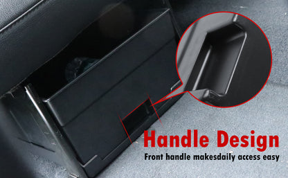 ETL INDUSTRIES Under Seat Storage for Jeep JK 2007-2018 – Rear Organizer Box, 2Pcs Set