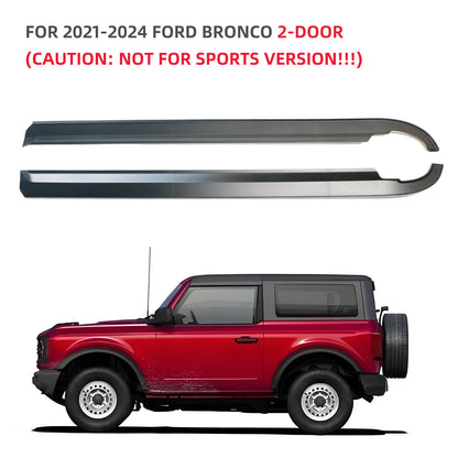 ETL INDUSTRIES Window Visor Deflectors Rain Guards for Ford Bronco 2021 2022 2023 2024 2-Door, in-Channel Side Wind Guards