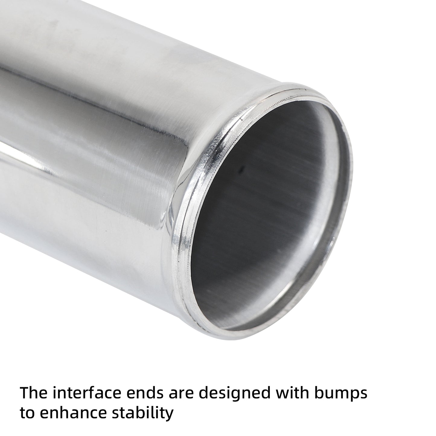 ETL INDUSTRIES 10PCS 2.5IH Aluminum Intercooler Piping Kit, Universal DIY Custom Pipe Straight & U-Bend Elbow Tube Kits