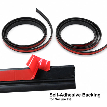 Pair Roof Drip Molding Strip for Jeep Grand Cherokee 2011-2022 – Left & Right Rubber Weatherstrip Seal (Replaces 55079291AD & 55079290AD)