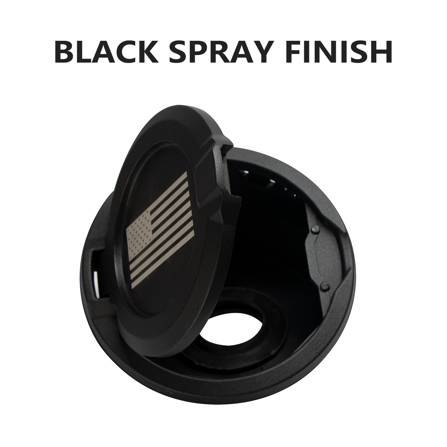 ETL INDUSTRIES Gas Tank Cap Cover American flag Fuel Filler Door for Jeep Wrangler 2018-2024 JL & Unlimited