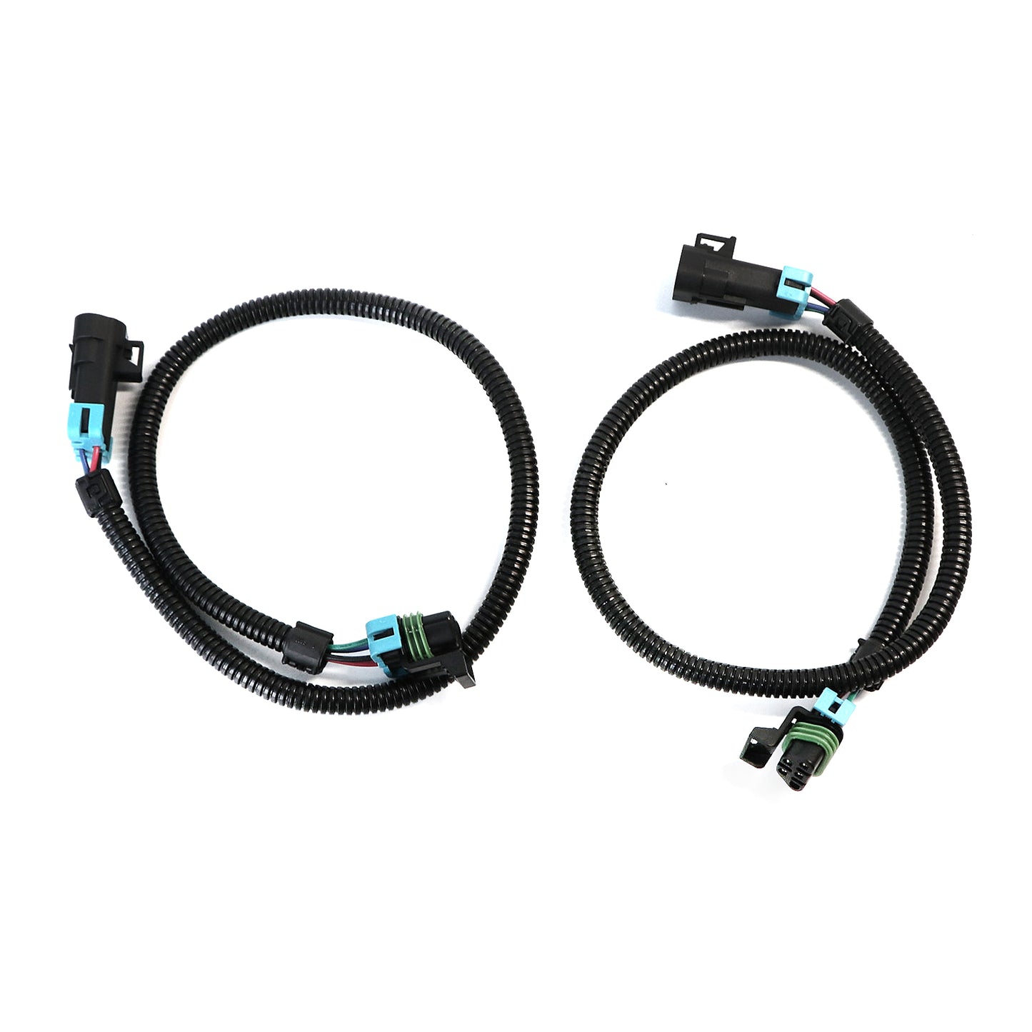 ETL INDUSTRIES 2Pcs 24IH 4 Pin O2 Oxygen Sensor Extension Harness Wires for LS2 LS3 LS7 2005-2013 C6 Corvette 2010-2013 Camaro Trapezoidal Connector Front