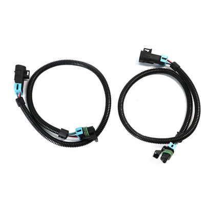 ETL INDUSTRIES 2Pcs 24IH 4 Pin O2 Oxygen Sensor Extension Harness Wires for LS2 LS3 LS7 2005-2013 C6 Corvette 2010-2013 Camaro Trapezoidal Connector Front