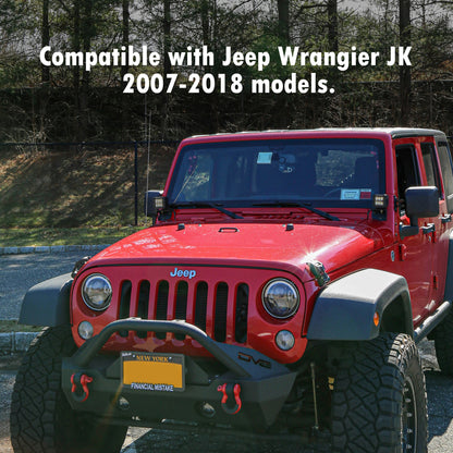 ETL INDUSTRIES Under Seat Storage for Jeep JK 2007-2018 – Rear Organizer Box, 2Pcs Set